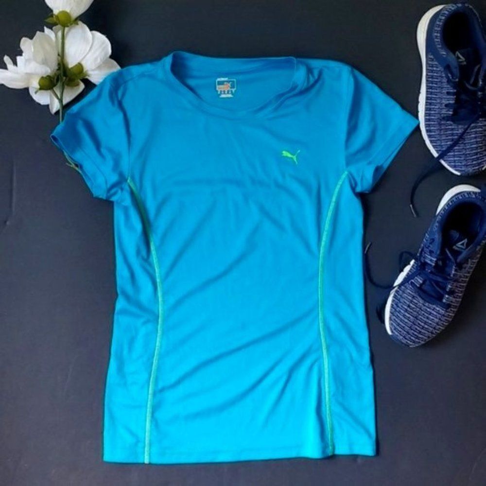 Puma blue shirt